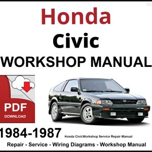 Honda Civic 1984-1987 Workshop and Service Manual PDF