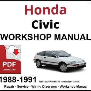 Honda Civic 1988-1991 Workshop and Service Manual PDF