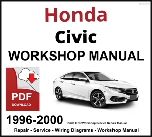 Honda Civic 1996-2000 Workshop and Service Manual PDF