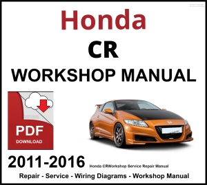 Honda CR-Z 2011-2016 Workshop and Service Manual PDF