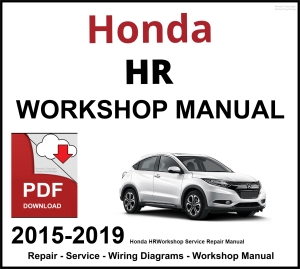 Honda HR-V 2015-2019 Workshop and Service Manual PDF