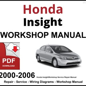 Honda Insight 2000-2006 Workshop and Service Manual PDF