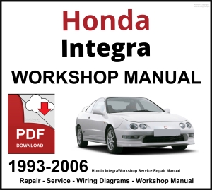 Honda Integra Workshop and Service Manual PDF