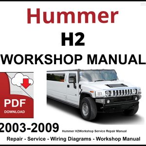 Hummer H2 Workshop and Service Manual PDF