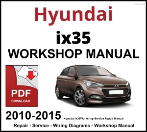 Hyundai ix35 Workshop and Service Manual 2010-2015