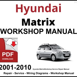 Hyundai Matrix 2001-2010 Workshop and Service Manual PDF