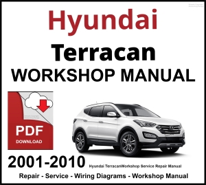 Hyundai Terracan 2001-2010 Workshop and Service Manual PDF