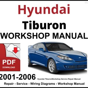 Hyundai Tiburon 2001-2006 Workshop and Service Manual PDF