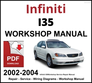 Infiniti I35 2002-2004 Workshop and Service Manual PDF