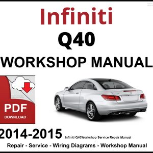Infiniti Q40 2014-2015 Workshop and Service Manual PDF
