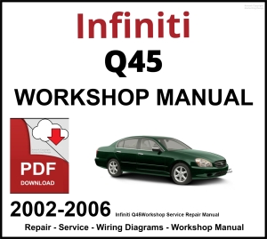 Infiniti Q45 2002-2006 Workshop and Service Manual PDF