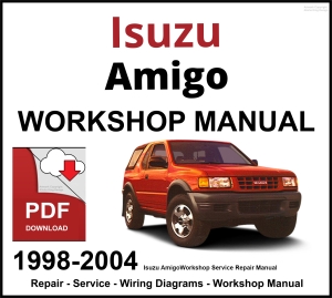 Isuzu Amigo 1998-2004 Workshop and Service Manual PDF