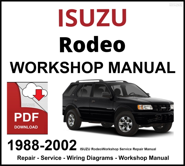 ISUZU Rodeo Workshop and Service Manual PDF