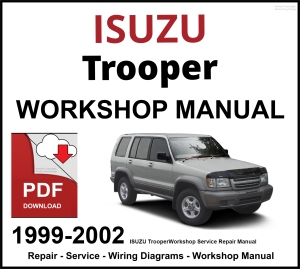 ISUZU Trooper 1999-2002 Workshop and Service Manual PDF