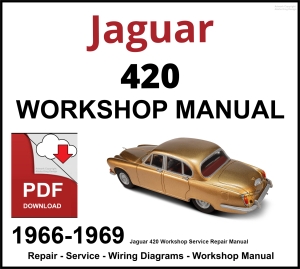 Jaguar 420 Workshop and Service Manual 1966-1969 PDF