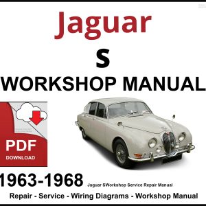 Jaguar S-Type 1963-1968 Workshop and Service Manual PDF