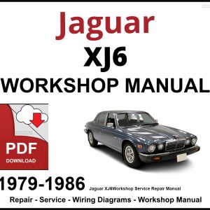 Jaguar XJ6 Workshop and Service Manual 1979-1986 PDF