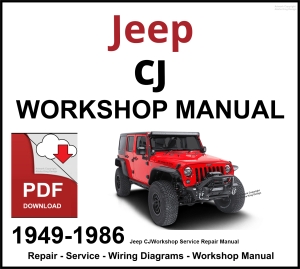 Jeep CJ Workshop and Service Manual PDF