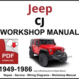 Jeep CJ Workshop and Service Manual PDF