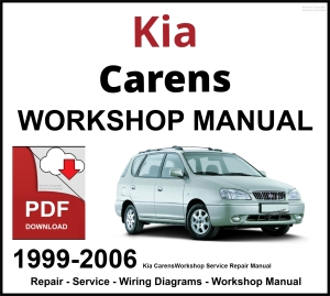 Kia Carens 1999-2006 Workshop and Service Manual PDF