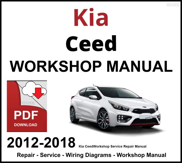 Kia Ceed 2012-2018 Workshop Manual PDF
