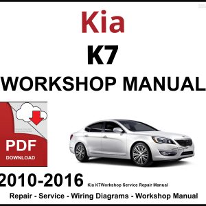 Kia K7 2010-2016 Workshop and Service Manual PDF
