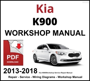 Kia K900 2013-2018 Workshop and Service Manual PDF