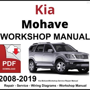 Kia Mohave 2008-2019 Workshop and Service Manual PDF