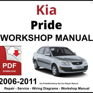 Kia Pride 2006-2011 Workshop and Service Manual PDF