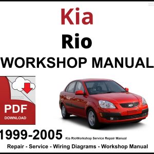 Kia Rio 1999-2005 Workshop and Service Manual PDF