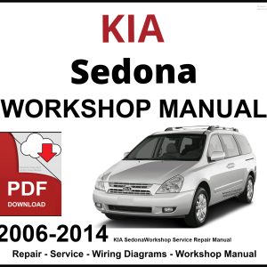 KIA Sedona 2006-2014 Workshop and Service Manual PDF
