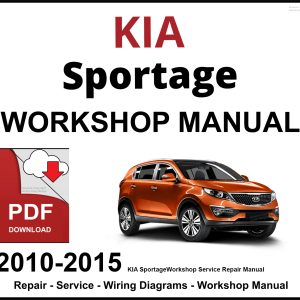 KIA Sportage 2010-2015 Workshop and Service Manual PDF