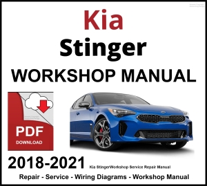 Kia Stinger 2018-2021 Workshop and Service Manual PDF