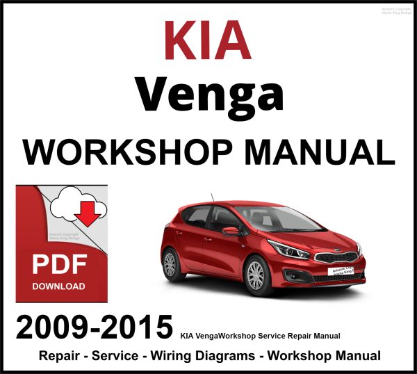 KIA Venga 2009-2015 Workshop and Service Manual PDF