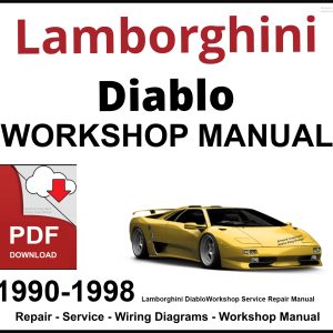 Lamborghini Diablo Workshop and Service Manual PDF