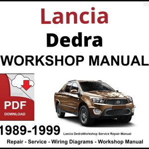 Lancia Dedra Workshop and Service Manual PDF