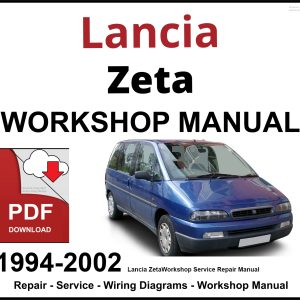 Lancia Zeta 1994-2002 Workshop and Service Manual PDF
