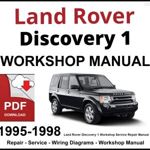 Land Rover Discovery 1 Workshop and Service Manual PDF