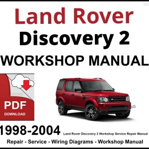 Land Rover Discovery 2 Workshop and Service Manual PDF