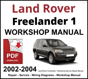 Land Rover Freelander 1 Workshop and Service Manual PDF