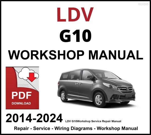 LDV G10 Workshop and Service Manual 2014-2024 PDF