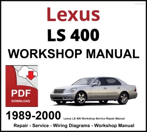 Lexus LS 400 Workshop and Service Manual 1989-2000 PDF