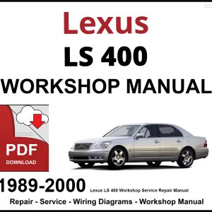 Lexus LS 400 Workshop and Service Manual 1989-2000 PDF