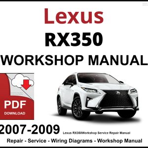 Lexus RX350 Workshop and Service Manual 2007-2009