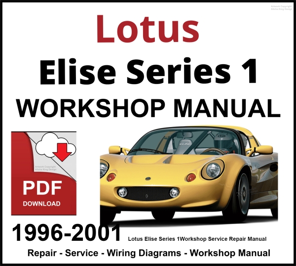 Lotus Elise Series 1 Workshop and Service Manual 1996-2001 PDF