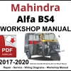 Mahindra Alfa BS4 Workshop and Service Manual 2017-2020 PDF