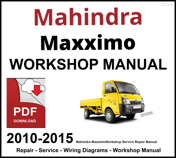 Mahindra Maxximo Workshop and Service Manual 2010-2015 PDF