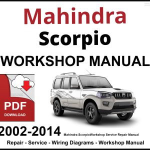 Mahindra Scorpio Workshop and Service Manual 2002-2014 PDF