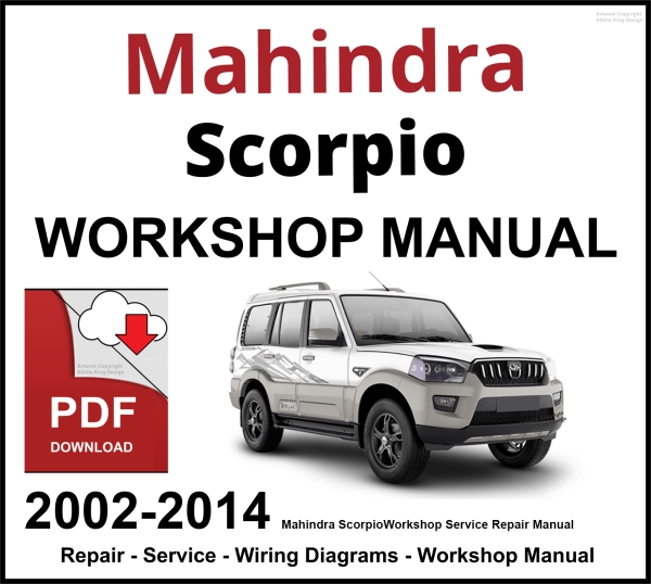 Mahindra Scorpio Workshop and Service Manual 2002-2014 PDF