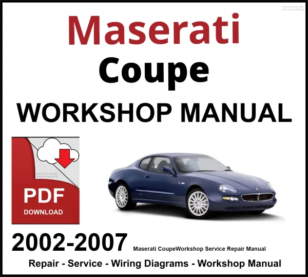 Maserati Coupe 2002-2007 Workshop and Service Manual PDF